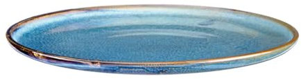 Verlo DEEP Blue piatto da 28,5 cm Piatto piano Piatto da portata Piatto decorativo Piatto da cena Piatto per torta in porcellana di alta qualità