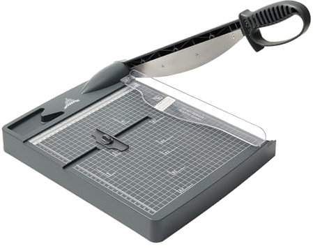 JIELISI A4 Schneidemaschine, Hebelschneider, Papierschneider bis DIN A4, Schnittlänge300 mm (Bis 80g A4, 30 Blatt Schneidleistung)