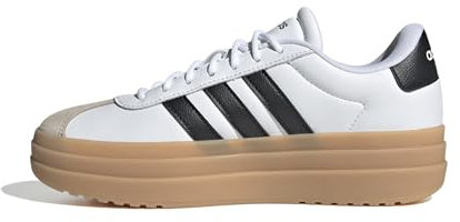 adidas Damen VL Court Bold Shoes Schuhe, FTWR White/core Black/Wonder beige, 38 EU