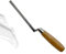 Pointing Trowel Brick Jointer Bricklaying Tools for Pointing Mortar Cement Trowel Pointing Tool Finger Trowel Tuck Pointer Brick Jointer Tiling Tools Brick Trowel Cement Tool Stainless Steel Hand Tool