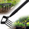 Garden Hoe, 157cm 2-in-1 Heavy Duty Hula Hoe Garden Tool for Weeding, Cultivator Stirrup Hoe with Adjustable Long Handle, Rake Gardening Tool for Loosening Pulling Weed