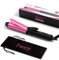 FARERY Dual Voltage Mini Curling Tongs, 25mm Mini Ceramic Curling Iron for Short & Long Hair, Travel Size Curling Wand with 3 Adjustable Temp, Keratin & Argan Oil Infused Barrel, with Storage Bag