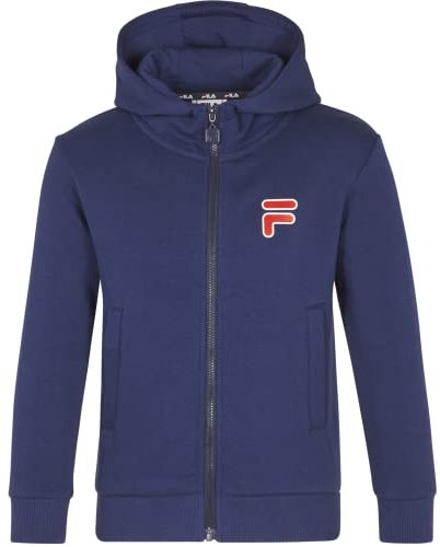 FILA Berlin Chaqueta de Pista, Azul Medieval, 86 cm-92 cm Unisex niños