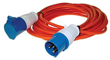 Eurohike Heavy Duty 25m Extension Lead, Caravan, Campervan and Motorhome Electrical Hook Up, Ideal For Caravan And Motor Home Site Applications, NCC Compliant, Caravanning Equipment