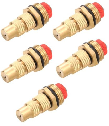 TKSE Ugello Nebulizzatore Regolabile, Irrigatore Irrigatore Ugello Nebulizzatore Nebulizzatore in Ottone Testa a Spruzzo per Irrigazione Irrigazione del Prato del Giardino G1/2''