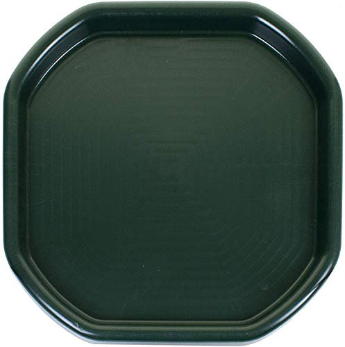 CHPL Fun Play Sand Pit Tray Plastic Small Mixing Tray 70cm x 70cm Assorted Tuff Tray Messy Activities For Cement Mortar and Sand Plastering - (Set Of 1, Dark Green)