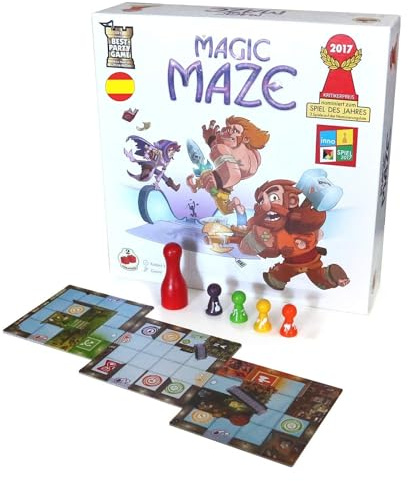 2Tomatoes Games Magic Maze | Kooperativt brädspel | Språk: spanska och katalanska | 1–8 spelare | Ålder: +8 år | Samarbete och upplösning av gåtor