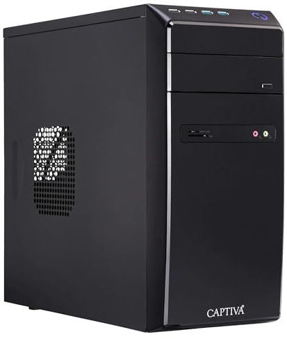Captiva PC Power Starter I80-372 I Intel i5 14400 I Mainboard H610M I 32GB DDR4 RAM I Intel UHD Graphics I 1TB M.2 SSD I Windows 11 Home I Business Tower