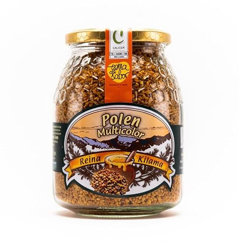 Polen de Abeja natural. Polen seco para consumo humano. Polen de abejas origen España 100% en envase de 480 grs. Polen fresco abeja natural. Constituye un estimulante y compensador vitamínico-mineral.