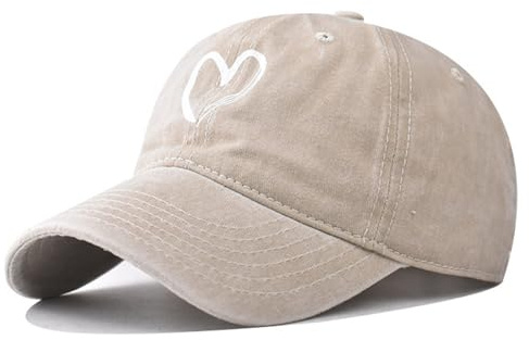 MAZELIKEHOOD Baseballkeps Unisex Justerbar Visare Avslappnad Keps Baseballkeps Män Kvinnor, Beige, one size