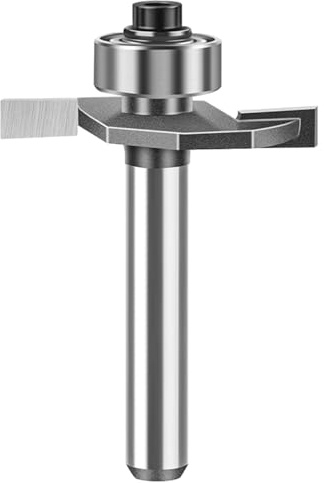 Fresa de carpintería en forma de T con diseños de bolas suaves para corte preciso en proyectos de bricolaje, cortador giratorio