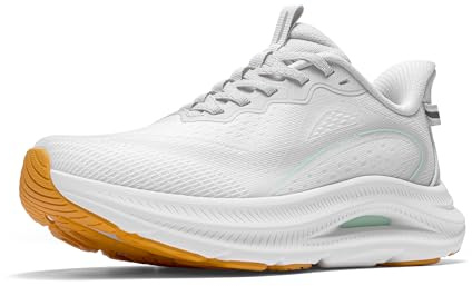 ALLSWIFIT Sportskor för kvinnor, vardag, sneakers | Slip-on, handsfri, andas, halkfri, dämpning, jogging, fitness, träning, promenader, tennis, trendig, fritid