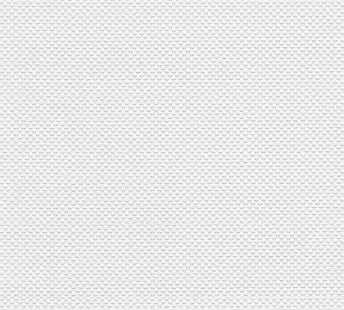 A.S. Création Strukturprofiltapete Simply White 4 Tapete 10,05 m x 0,53 m weiß Made in Germany 161314 1613-14