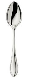 Robbe & Berking Navette Kaffeelöffel, groß (150 g massiv versilbert)