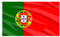 AhfuLife Grande Drapeau Portugal 90×150cm, 1Pcs Drapeau Portugais Double Face avec œillets en Laiton en Polyester pour Euro Football Match Coupe du Monde Sportive et Jardin Bar Intérieur Décoration