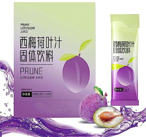 EXQST Succo di Foglie di Loto di Prugna, Succo di Prugna Biologico, Speciale per Le Persone grasse, agrodolce, Spesso Usato per alleviare la stitichezza