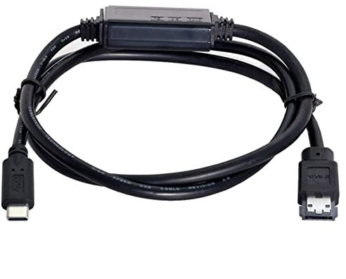 MGRAS ESATA To USB C Cable USB Type C Male, Host To ESATA ESATAp HDD Cable Is Suitable For Laptops adapter