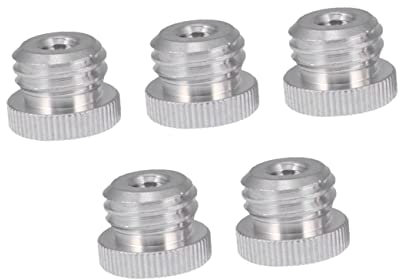 Gadpiparty 5pièces Adaptateur De Trépied à Pouce Lot de Compatible avec Caméras Alliage Aluminium Design Pratique Et Résistant