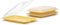 TATAY Cold Meat Containers for Fridge | Set of 3 Standard | Fridge Storage | Removable Lid, Stackable | Microwave, Freezer and Dishwasher Safe | BPA-Free, 17 x 3.2 x 25.2 cm, Colour Yellow