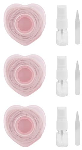 Sarini 900 stycken ögonlocks-tejp, osynliga klistermärken med dubbla id-tejp av fiber för slip-on-lock – självhäftande ögontejp för monolider (gafflar, pincetter, vattenkannor)