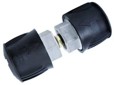 Schnellkupplung für Hochdruckreiniger Adapter M22 Schnellwechselkupplung für Karcher Bosch Nilfisk Titan Lavo Universal Hochdruckreiniger Schlauchersatzteil (1-Pack, schwarz)