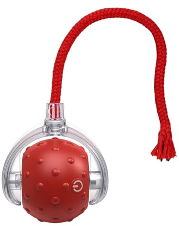 Bola interactiva para Gatos - Giratorio Inteligente, Bola para Mascotas en Movimiento automático con Sonido de Llamada para pájaros, Entretenimiento autónomo y Bolas giratorias Ricar
