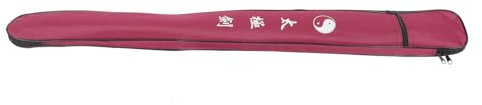 DEARMAMY Sacoche de Transport pour Sabre de Tai Chi en Toile Résistante, Bandoulière Réglable, Étui Léger et Respirant pour Entraînement D’Arts Martiaux, Protection Solide, Couleur Violet