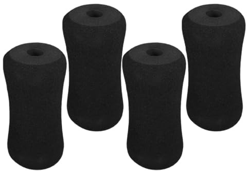 TEMPNAP Manicotti in Spugna Morbidi 4 Pezzi per Impugnature Attrezzature Fitness Casa Imbottitura in Schiuma per Comfort e Protezione Durante Allenamenti