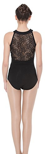 ModLatBal Women's Halter Neck Spandex Cotton Ballet Dance Gymnastics Leotard