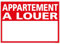 Panneau - Appartement A Louer avec œillets aux 4 coins - Plastique rigide AKILUX 3,5mm- Dimensions 700 x 500 mm - Protection Anti-UV