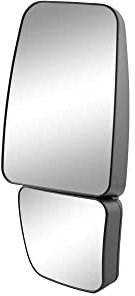 HELLA Außenspiegel - Traktor für u.a. John Deere AL229293 - anschraubbar - schwarz - Breite: 191mm - Höhe: 424mm - links - 8SB 015 039-051