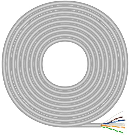Aisens Cable RJ45 CAT.6 UTP AWG23 CCA gris 100m