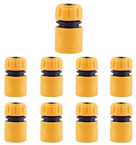 DITK-U 8 pezzi 1/2 pollici raccordo per tubo da giardino rapido per collegamento rubinetto tubo da giardino