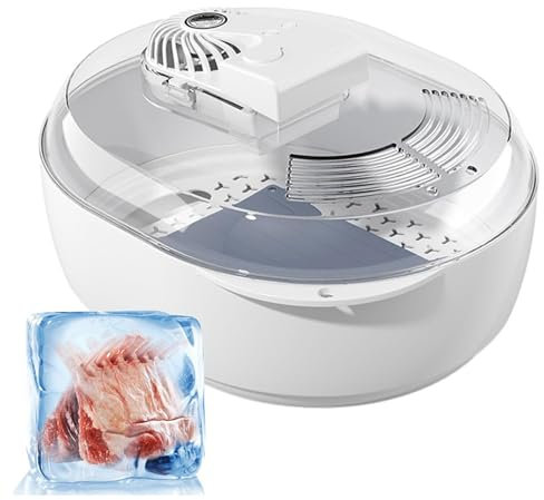 6 In 1 Tabla para Descongelar Alimentos DescongelacióN RáPida Y EsterilizacióN UV, Charola Descongelar AtomizacióN Y PreservacióN UltrasóNica, Gadgets Cocina CóModo, Seguro Y RáPido