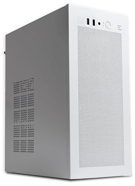 Zalman CUBIX Compact Mini Tower mATX ITX PC Case, Micro-ATX/Mini-ITX/DTX, SFF Small Form Factor SFX HTPC Computer Chassis, USB 3.0, White