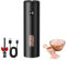 MERTTURM Moulin à Poivre Électrique Rechargeable, Moulin à Épices avec Lumière LED, Récipient de 110 ml, Convient pour BBQ/Dîner/Cadeau,Noir(1PCS)