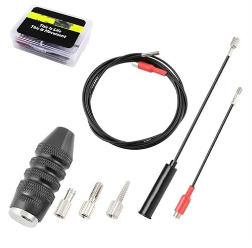 SLAHAJ Fahrradflickzeug Interne Kabel Routing Kit Bike Carbon Aluminium Titan Rahmen Shift Draht Routing Werkzeug Hydraulische Schlauch Bremse Fahrrad Reparaturset(Black)