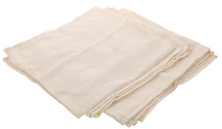 HOLIDYOYO 4piezas Estopilla De Algodón Unidades Muselina Reutilizable Dobladillo Para Tofu Queso Filtrado