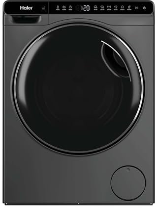 Haier Mini-Waschmaschine 5kg I Ultra-kompakt I 51cm Breite, 70cm Höhe I Mit A-Effizienz, 1.200 U/Min. & Inverter-Motor I Automatik- und Expressprogramm, Mengenautomatik I HW50-BP12307GU1