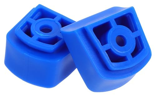 Kichvoe 2 Piezas Bloque de Freno Antideslizante para Patines en Línea Infantiles, Accesorio de Repuesto Compatible 6 Mm, Azul Resistente al Desgaste para Seguridad en Patinaje
