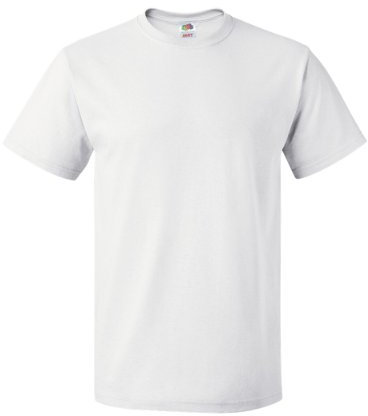 Fruit of the Loom Mens Valueweight Short Sleeve T-Shirt (XL) (White)