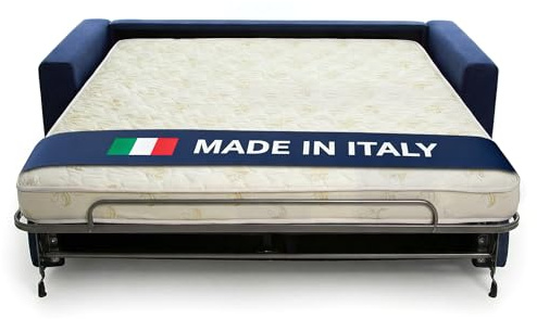 DOLCI SOGNI Materasso per Divano Letto Matrimoniale 160x190, Materasso Waterfoam Ortopedico Antibatterico H14 cm, 100% Made in Italy, Adatto anche come Materasso 160x190 per Letto