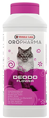 VERSELE-LAGA - Oropharma Deodo Flower - Desodorante para Arena para Gatos - Neutraliza los olores - Aroma a Flores - 750g