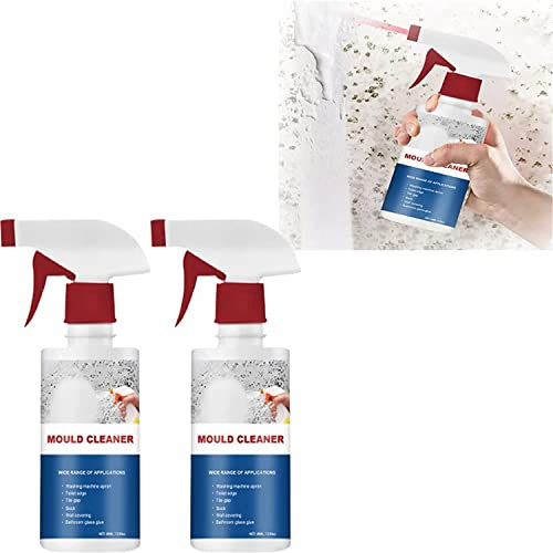 Lot de 2 sprays nettoyants anti-moisissures en spray pour la cuisine et la salle de bain