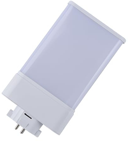 yongjia GX10q-4 LED-lampa, 13watt 1600lm med 4 rör GX10q-sockel, ersättningslampa för CFL 27 watt lysrör(Natural white)
