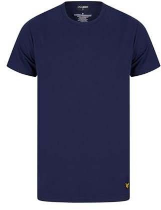 Lyle & Scott Charlie T-Shirt & Shorts Lounge Set-ASS3-X-Large Navy/Pink