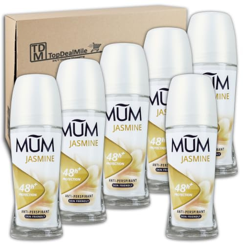 TopDealMile-förvaringspaket för mamma deodorant roll-on jasmin deoroller 6 x 50 ml