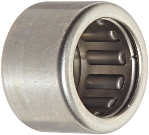 INA BK0808 Needle Roller Bearing, Steel Cage, Closed End, Open, Metric, 8mm ID, 12mm OD, 8mm Width, 28000rpm Maximum Rotational Speed, 590lbf Static Load Capacity, 620lbf Dynamic Load Capacity