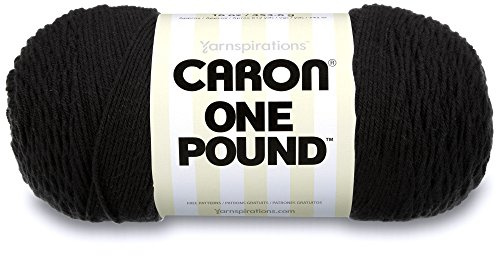 Spinrite Acrylic One Pound Yarn-Black