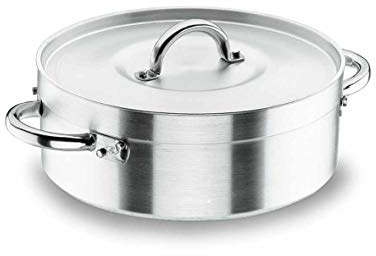 LACOR, 20020, Cacerola Con Tapa Chef Aluminio, 20 cms